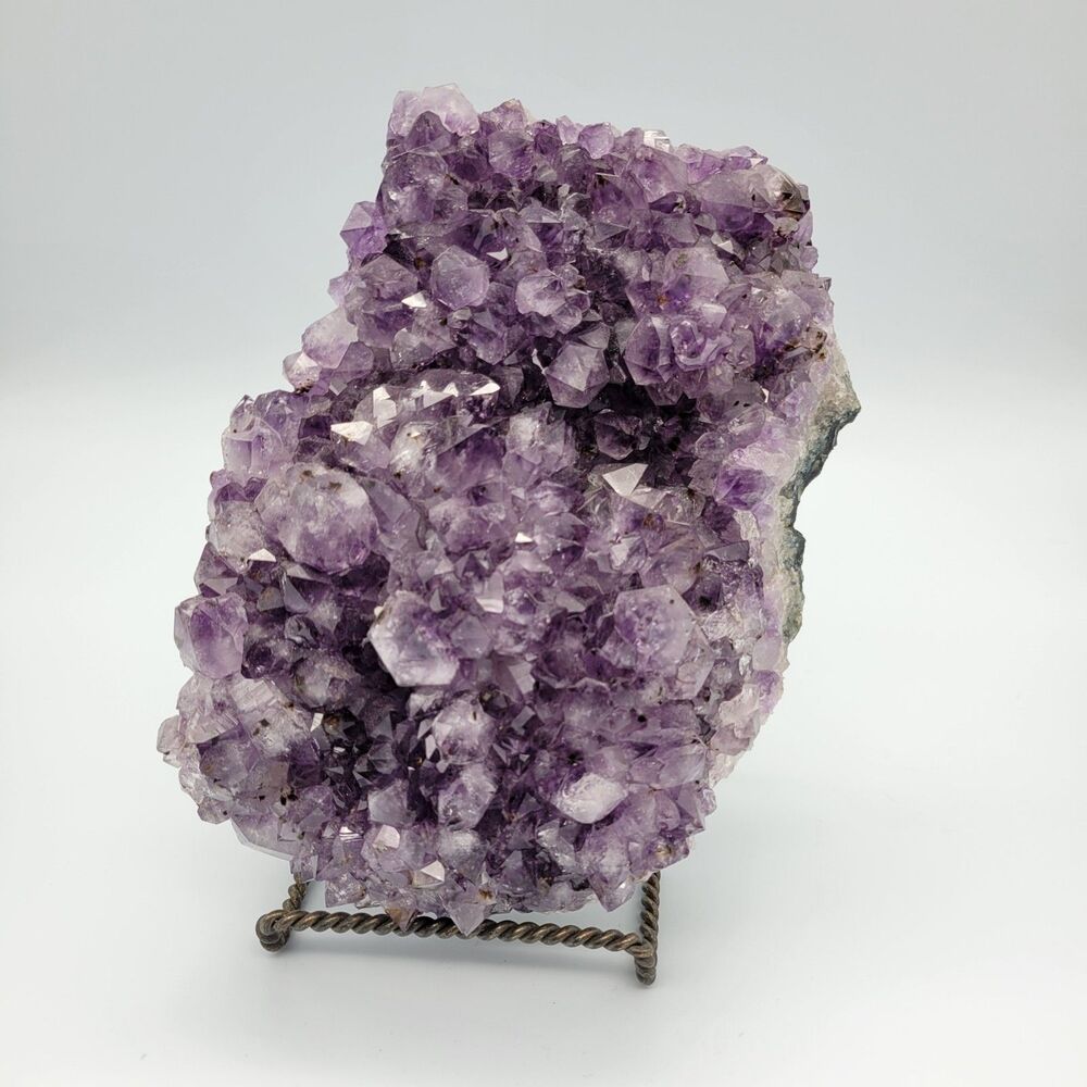 Amethyst Quartz Crystal Cluster Geode  Decor  4.32 lbs